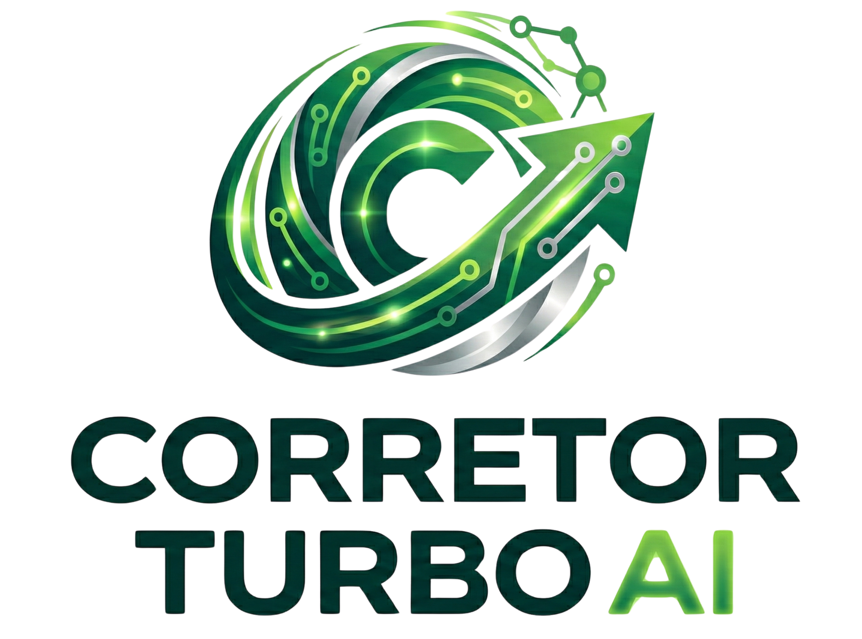 Logo Corretor Turbo AI Rodapé